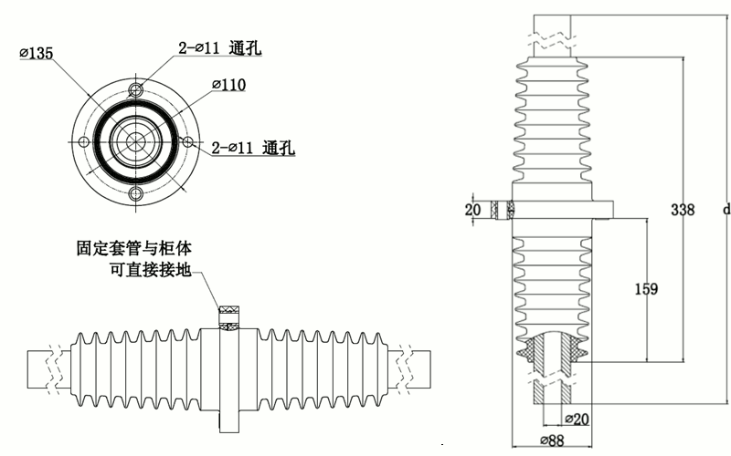 金年会核材双头带伞套管结构图.gif